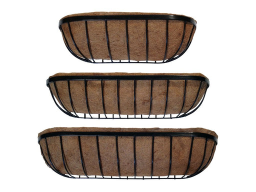 Trough Planter / Manger Planter - Prelined with coco liner_Wall Mounted Planters