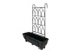 Balcony/Fence Holder - Decorative Trellis Back Planter Holder_Balcony Planters