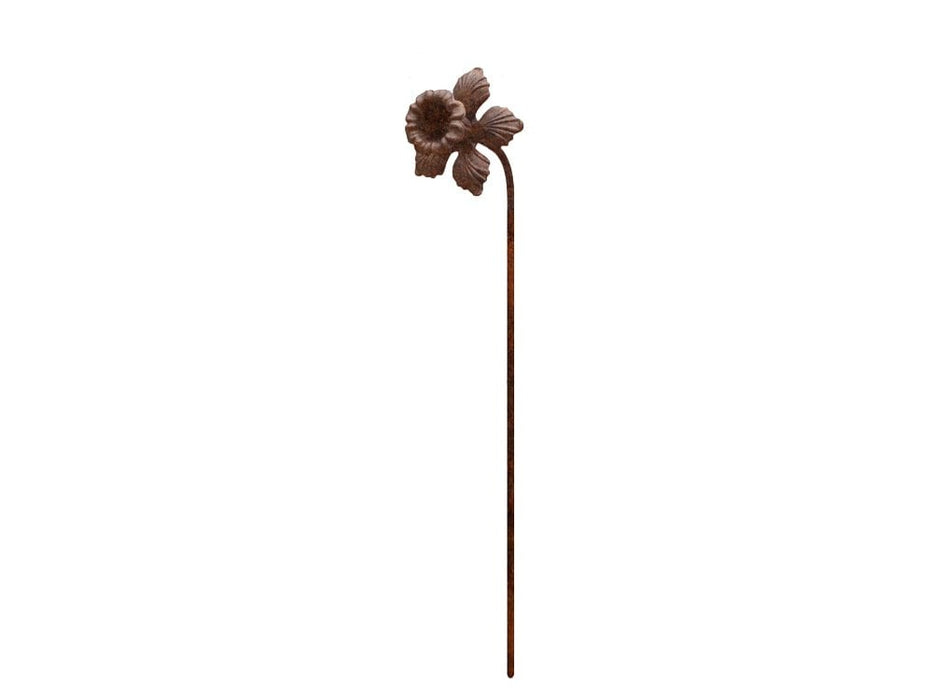 Daffodil - Metal Flower Garden Stakes Designed to Rust_Decorative Stakes