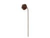 Rose - Metal Flower Garden Stakes Designed to Rust_Decorative Stakes