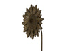 Sunflower - Metal Flower Garden Stakes_Decorative Stakes