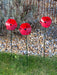 Poppy Garden Stakes - Pack of 3_Decorative Stakes