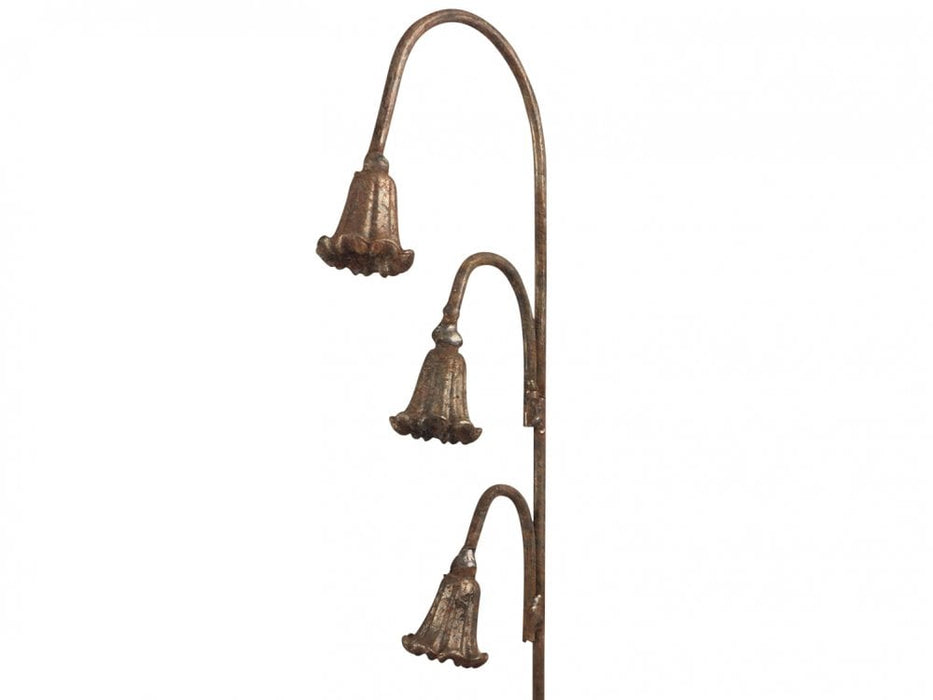 Bluebell - Metal Rusty Flower Garden Stakes Designed to Rust_Decorative Stakes