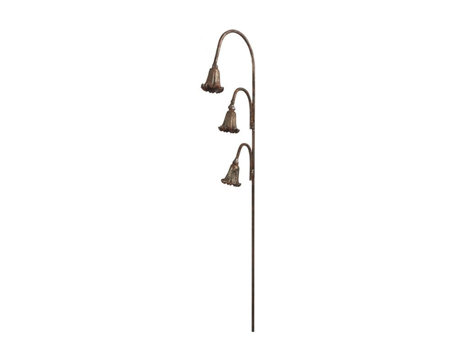 Bluebell - Metal Rusty Flower Garden Stakes Designed to Rust_Decorative Stakes