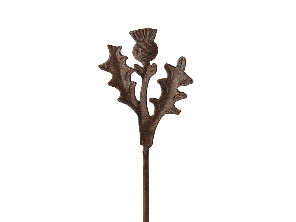 Thistle - Metal Flower Garden Stakes_Decorative Stakes