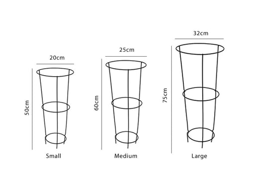 Conical Plant Supports_Cages & Grow Throughs Plant Supports