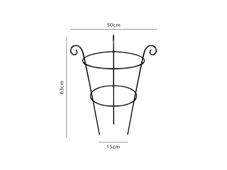 Scrolled Peony Cage Plant Support_Cages & Grow Throughs Plant Supports