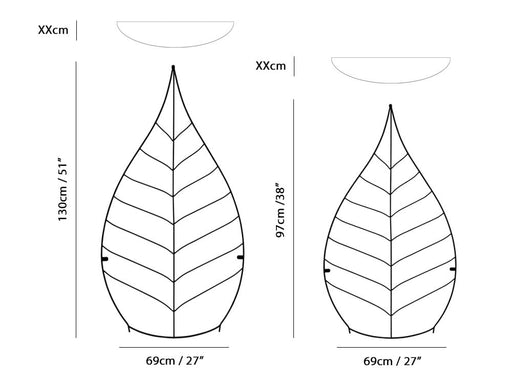 Wall Mounted Leaf Trellises_Garden Trellises