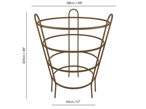 Extra Heavy Duty Peony Cage Plant Support - 3 looped Legs_Cages & Grow Throughs Plant Supports