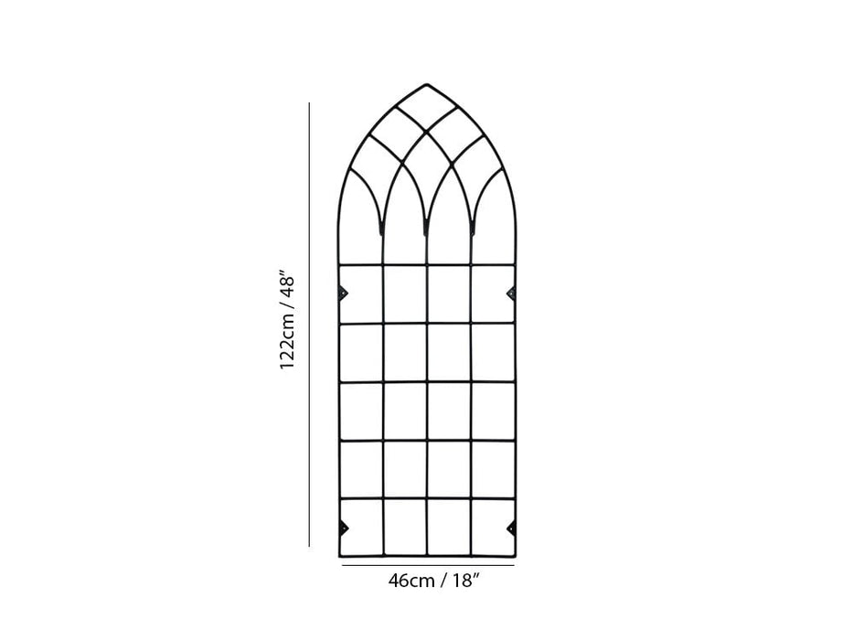 Gothic Trellis - Wall mounted_Garden Trellises