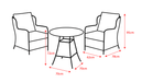 Wroxham Bistro Set_Garden Furniture