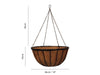 Hanging Basket/Hanging Cauldron Planter_Hanging Baskets