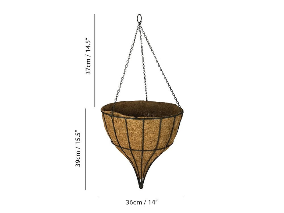 Gothic Hanging Basket - Cone_Hanging Baskets