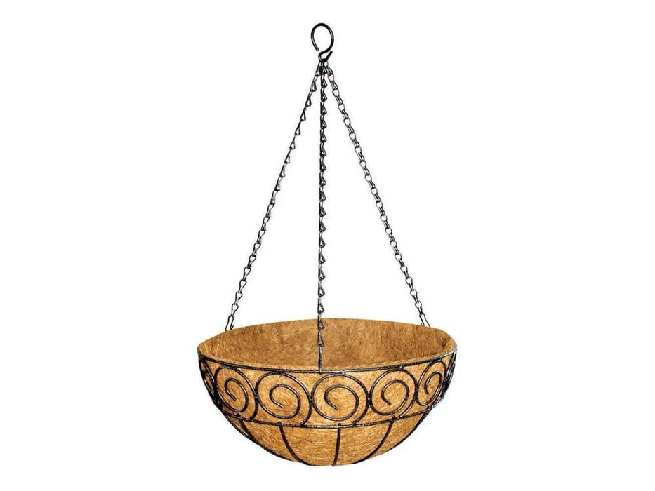 Hanging Basket 12" - Scrolled Design_Hanging Baskets