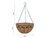 Hanging Basket - Leaf Design_Hanging Baskets