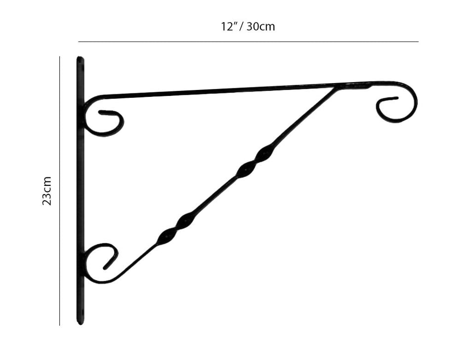 Twisted Design Hanging Basket Bracket_Hanging Basket Brackets