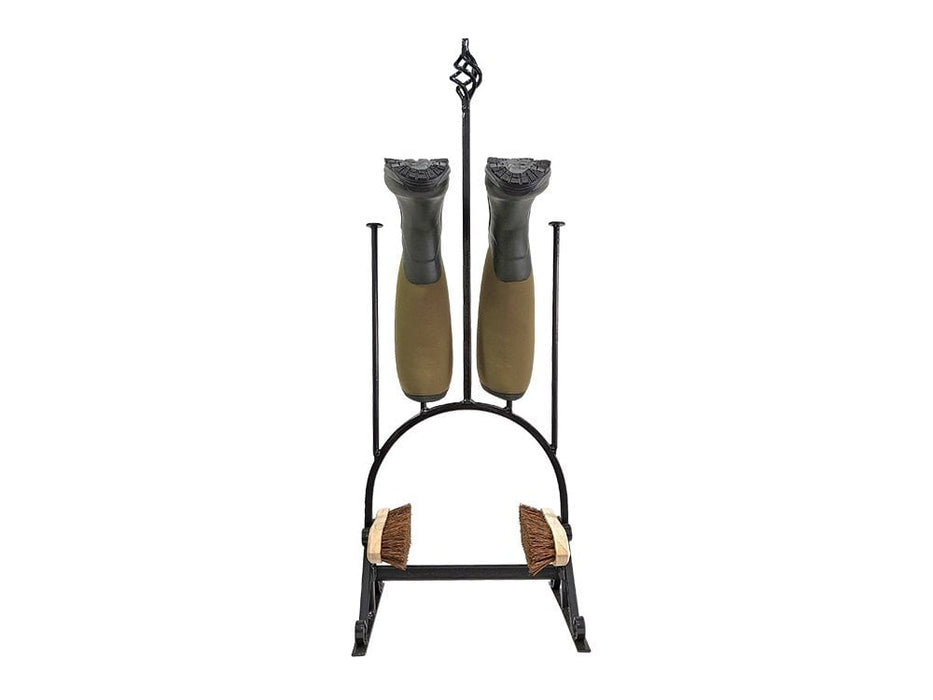 Boot Stand with Boot Brush - 2 Pair_Wellington Boot Stands