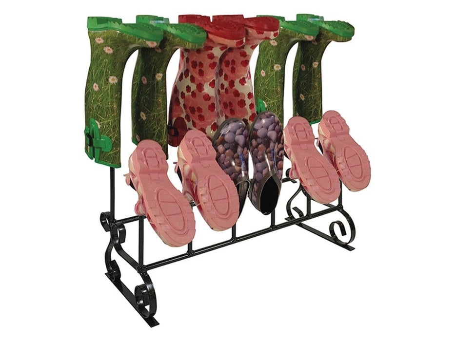 Wellington Boot and Walking Boot Stand - 6 Pair_Wellington Boot Stands