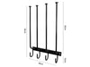 Wall Mounted Wellington Boot Rack - 2 Pair with hooks_Wellington Boot Stands