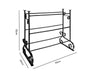 Shoe Rack - 6 Pair_Wellington Boot Stands