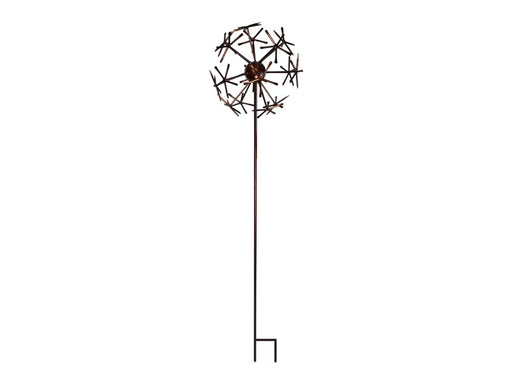 Copper Dandelion Decorative Stake_Decorative Stakes