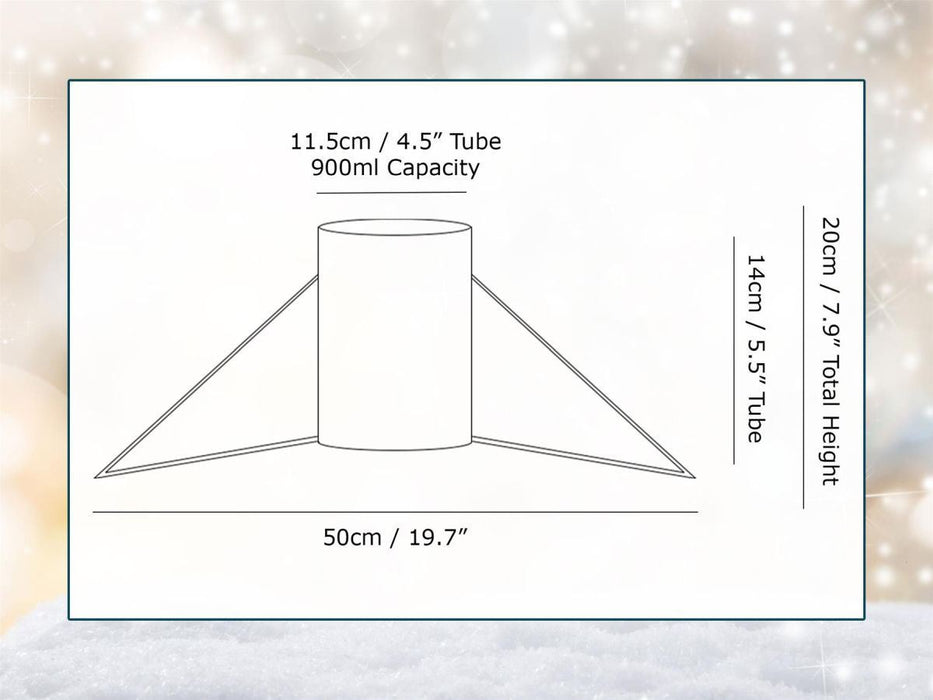 Standard Sussex Christmas Tree Stand - 4.5"-3 Legs