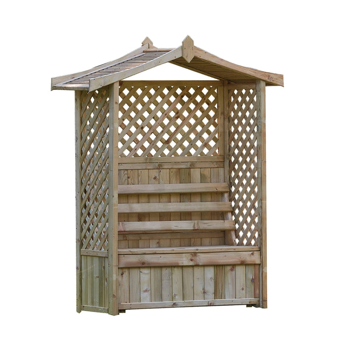 Tansley Seated Arbour_Garden Swings & Arbours