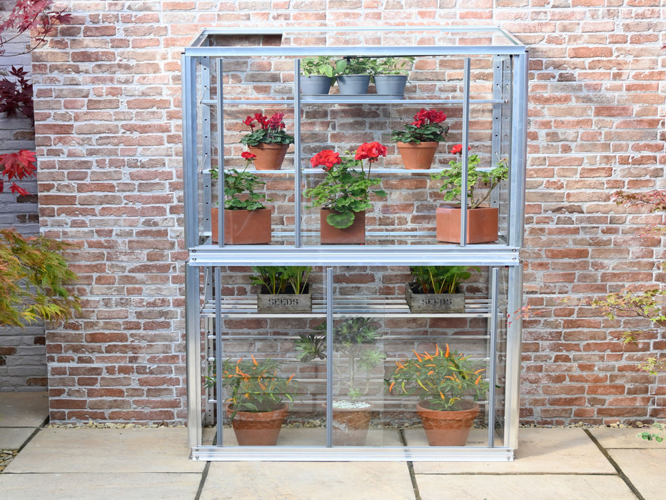 Hampton 3ft 4″ lean to mini greenhouse (Frame & Shelves)