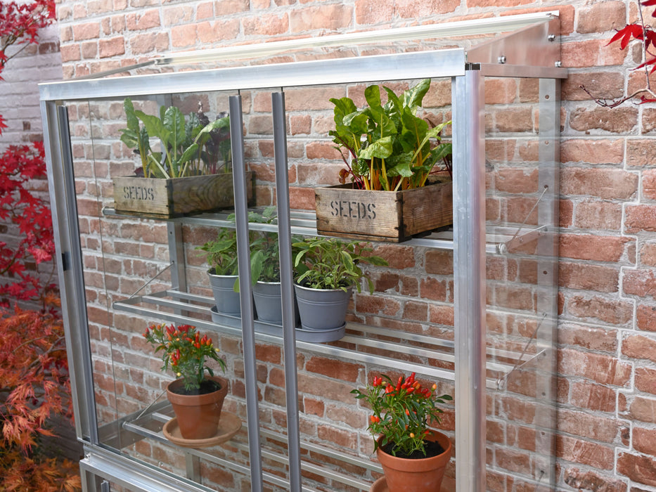 Westminster 3ft 4" Small Greenhouse (Frame & Shelves)