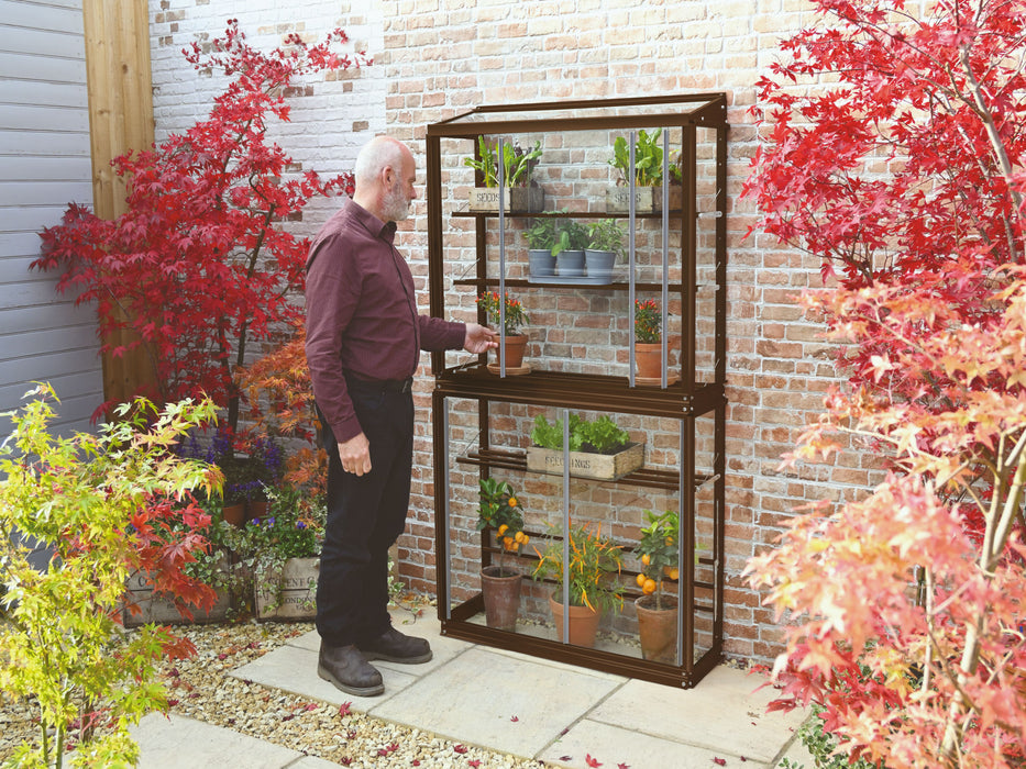 Westminster 3ft 4" Small Greenhouse (Frame & Shelves)