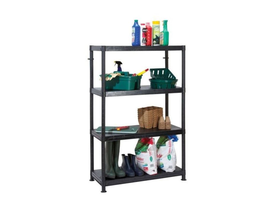 Self Assembly Plastic Shelving Unit - 90cm Wide