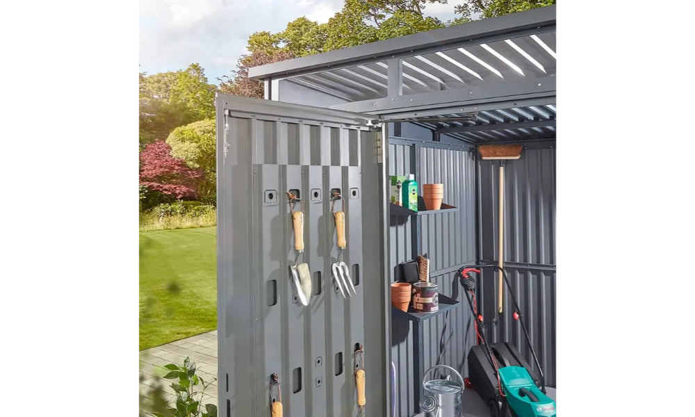 Hixon - Pent Metal Outdoor Shed