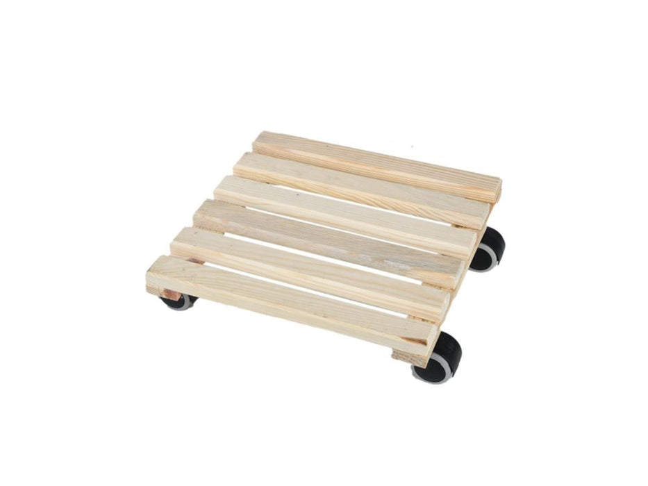 Square Wooden Caddy - Light Wood