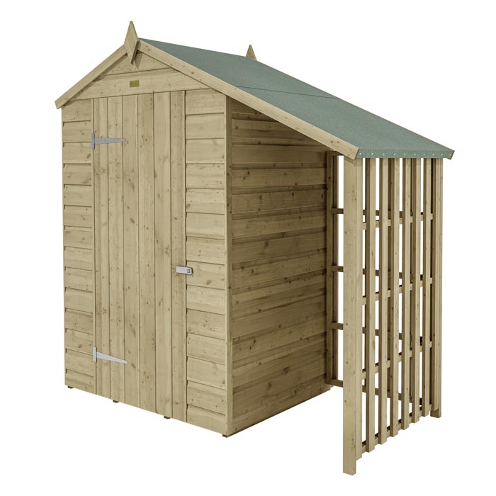 Oxford 4ft x 3ft Shed With Lean To