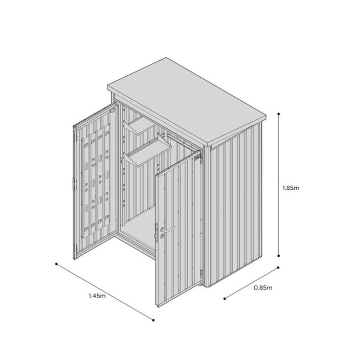 Weston Vertical Storage Shed