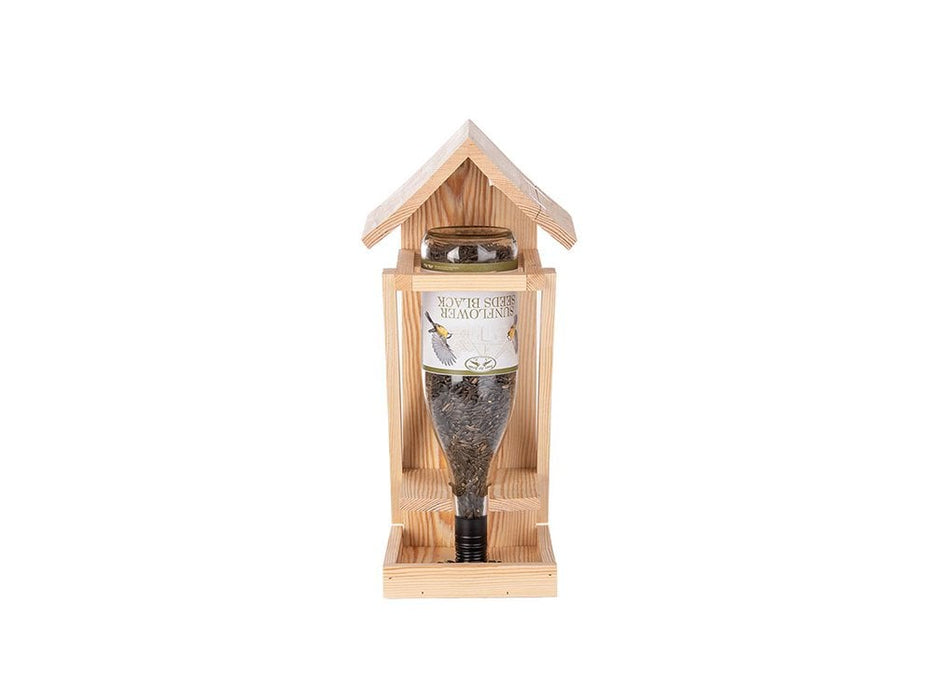 Wine Bottle Bird Table_Bird Feeders