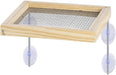 Window Feeding Table FSC Wood Easy Clean Mesh Suction Hooks_Bird Feeders