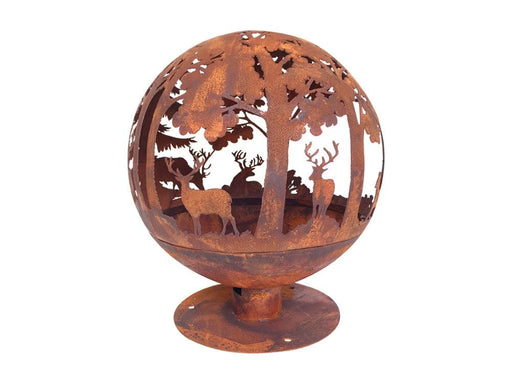 Fire Globe - Woodland Scene_Fire Bowls & Burners