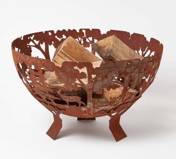 Fire Bowl - Woodland Scene_Fire Bowls & Burners