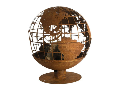 Fire Globe - World Map_Fire Bowls & Burners