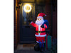 Inflatable Father Christmas with Presents and LED Lights_Outdoor Christmas Decorations