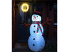 Inflatable Snowman with LED Lights_Outdoor Christmas Decorations