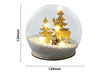 Light Up Snow Globe with Reindeers_Indoor Christmas Decorations