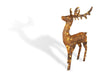 Gold LED Christmas Reindeer - 80 LED Lights_Outdoor Christmas Decorations