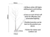 Indoor/Outdoor LED Birch Tree_Christmas Lights