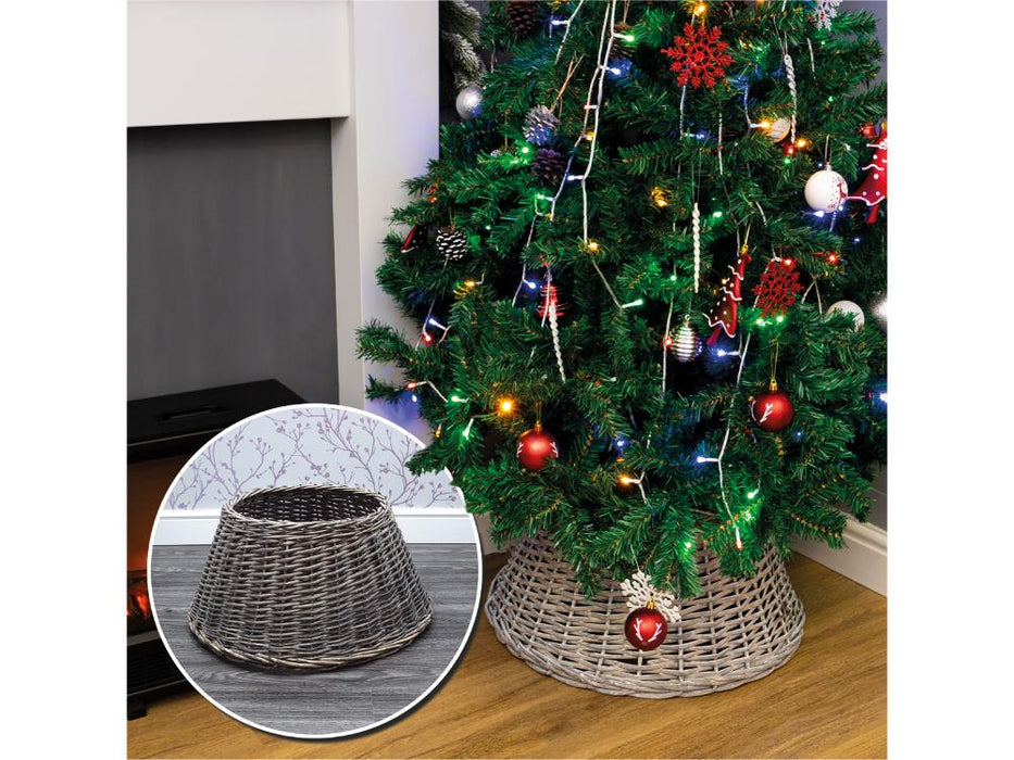 Christmas Wicker Tree Skirt_Christmas Tree Skirts