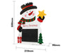 Wooden Snowman Chalkboard_Indoor Christmas Decorations