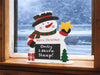 Wooden Snowman Chalkboard_Indoor Christmas Decorations