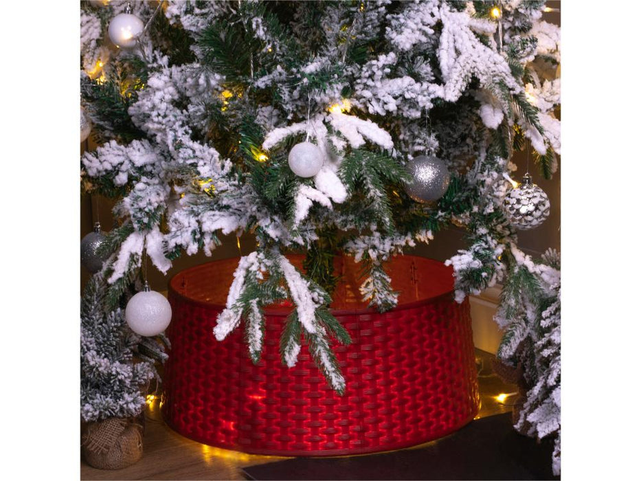 Rattan Style Tree Skirt_Christmas Tree Skirts