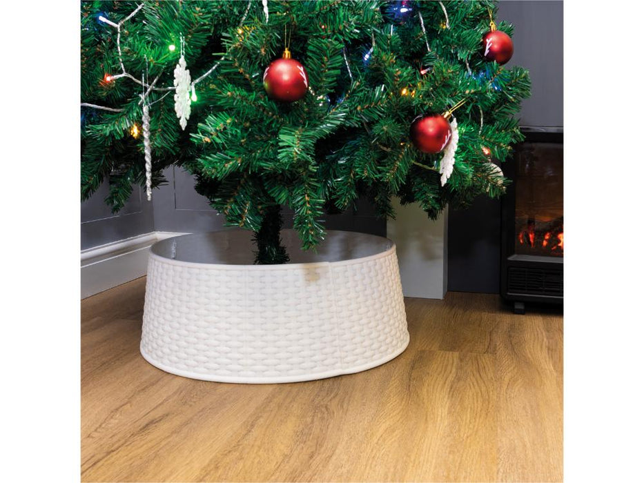 Rattan Style Tree Skirt_Christmas Tree Skirts